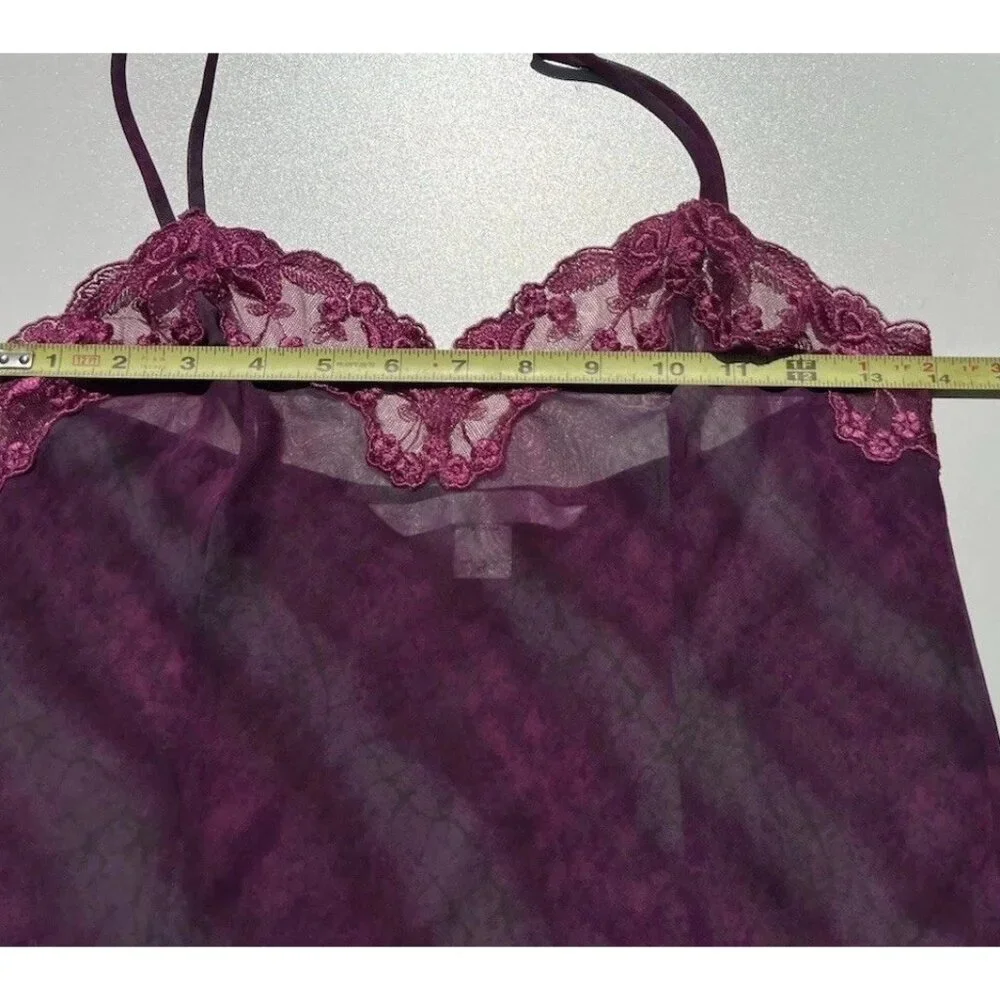Vintage Victoria’s Secret PINK Babydoll Y2K Lace Blouse Tank Top Women’s Sz XS